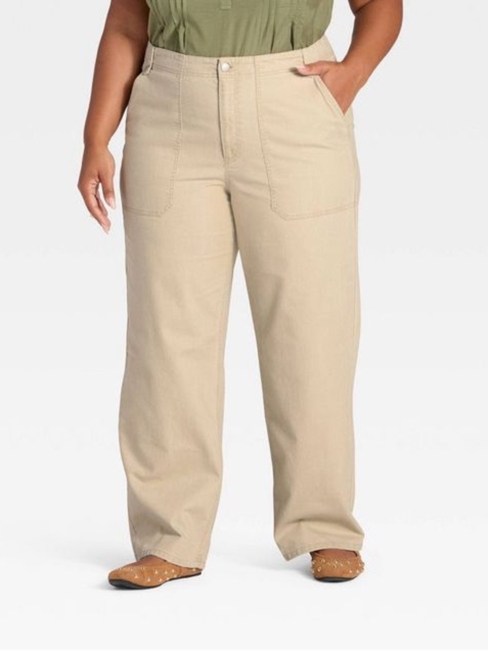 Universal Thread - Women's Mid-Rise Straight Leg Pants Size 8
